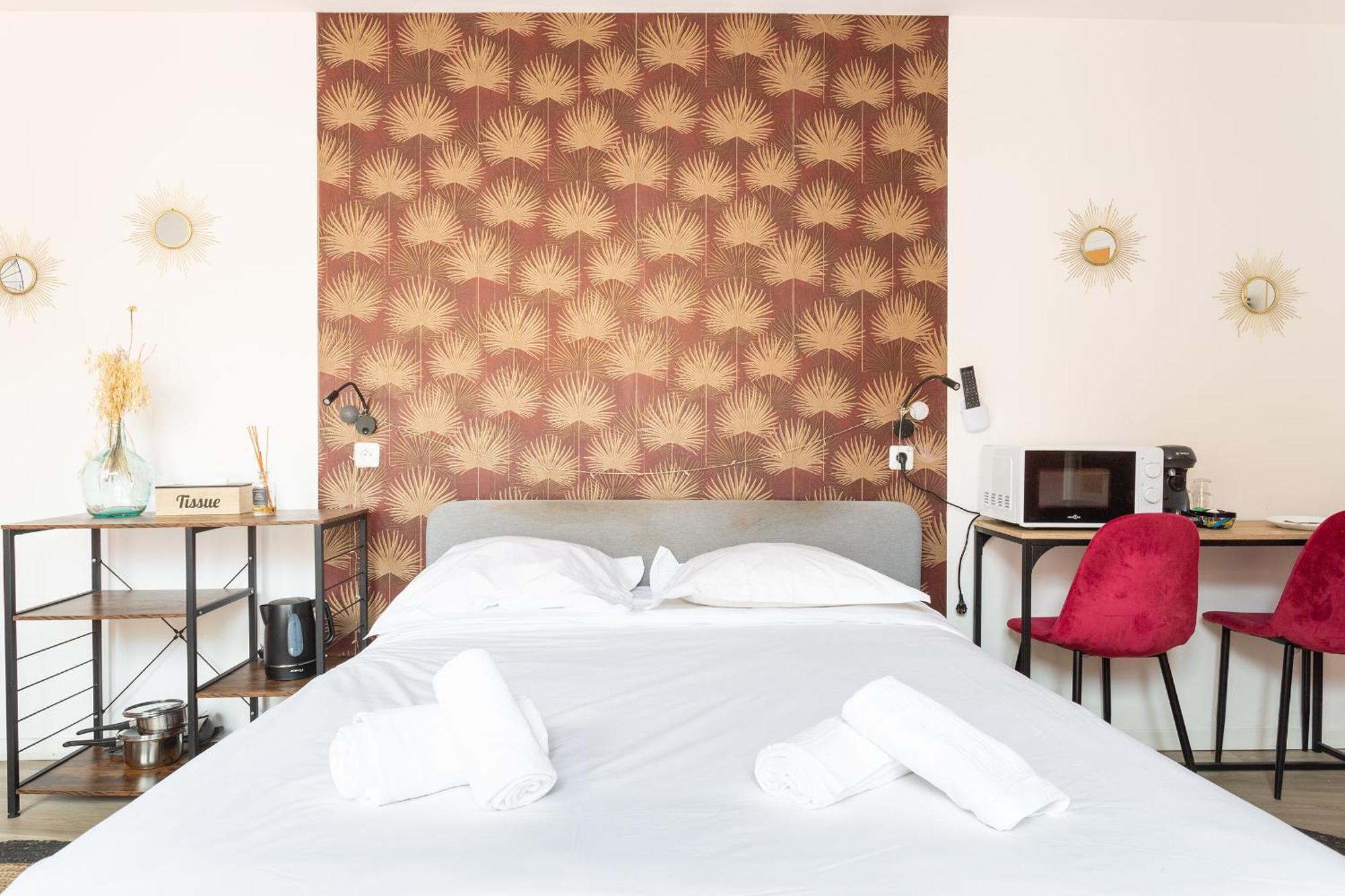 S&K Suite Grande Rue Roubaix - Chambre Spacieuse Et Sdb Privee - Netflix Et Cuisine Luaran gambar